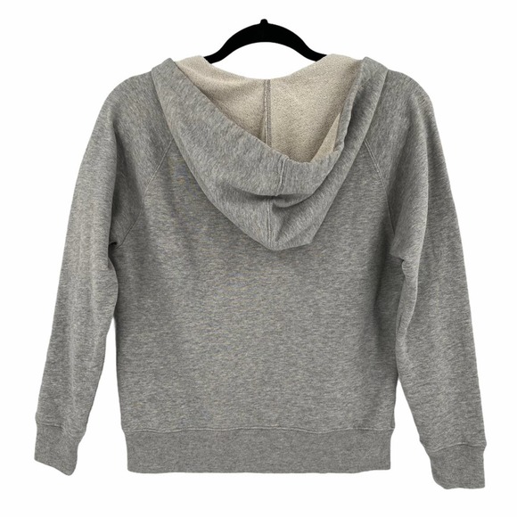 NEW J. Crew Garment Dyed V-Neck Hoodie Sweatshirt - Picture 6 of 13
